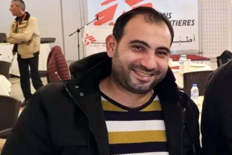 Bilal Okal, trabajador de MSF en Gaza.