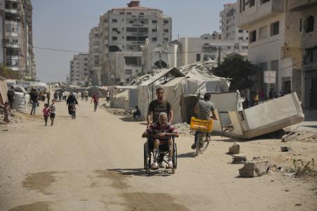 Ciudad de Gaza, 4 de septiembre de 2025. IBRAHIM NOFAL/MSF 