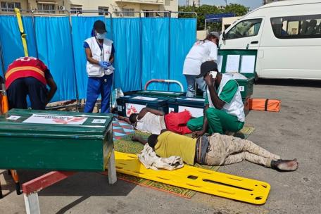 Supervivientes de una travesía marítima mortal