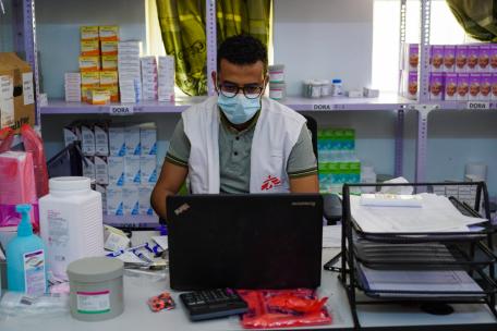 Muntasser Mohammad, técnico farmacéutico de MSF