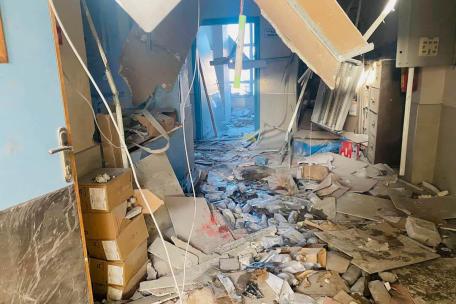 Imagen de archivo del área de cirugía reconstructiva del hospital de Al Awda tras un ataque en noviembre de 2023.