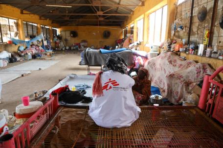 Campo de personas desplazadas de Fadasi. Wad Madani, Sudán.