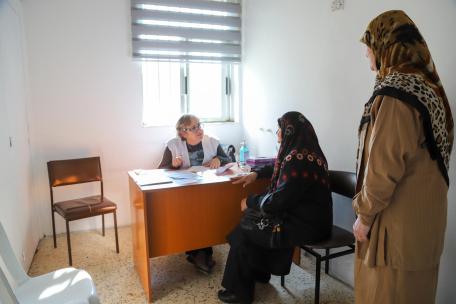 Equipo médico móvil de MSF en Nabatiyeh, sur del Líbano