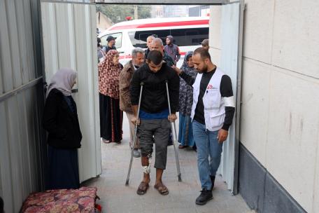 Hospital Indonesio de Rafah, Franja de Gaza.