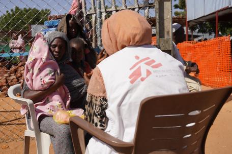Desnutrición en el campo de Zamzam, en Darfur del Norte, Sudán