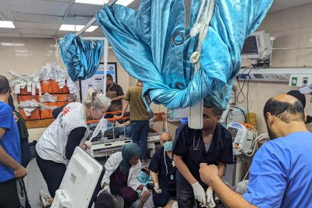 Hospital de Al Aqsa, 6 de junio de 2024. 