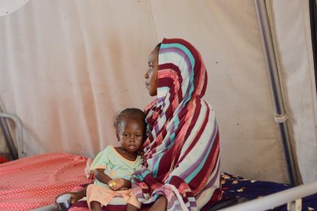 Desnutrición en Zamzam, Darfur del Norte, Sudán