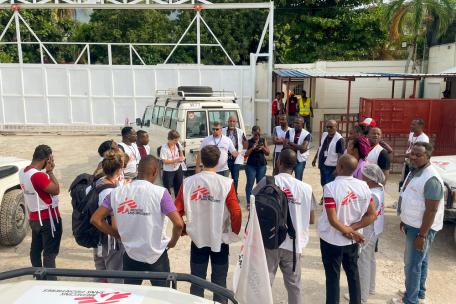 Equipos MSF en Haití