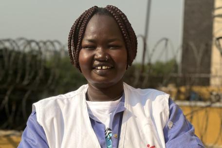 Marline Loki, técnica de aire acondicionado de MSF 
