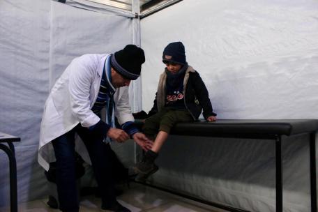 Clínica de atención primaria de salud de Mawasi Rafah