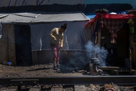 Carmen, migrante atrapada en Ciudad de México