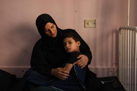 Khader necesita una evacuación médica urgente.