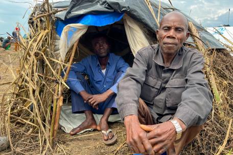 Refugiados congoleños en el campo de tránsito de Ndava, en Burundi