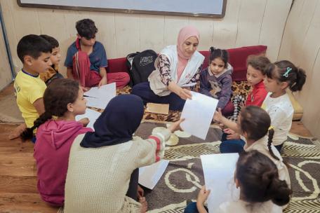 Respuesta a las necesidades de las personas desplazadas en Arsal, Líbano, Noviembre de 2024