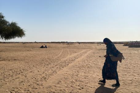 Mujer en Tawila, Darfur Norte, oeste de Sudán