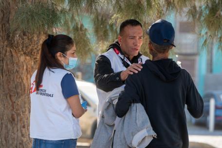 MSF is in Ciudad Juárez, close to the community it serves