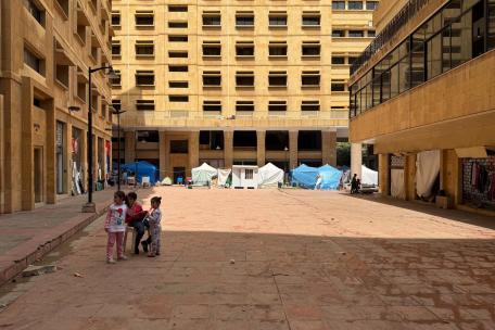 Refugio de Azarieh, Beirut. 17 de abril de 2026