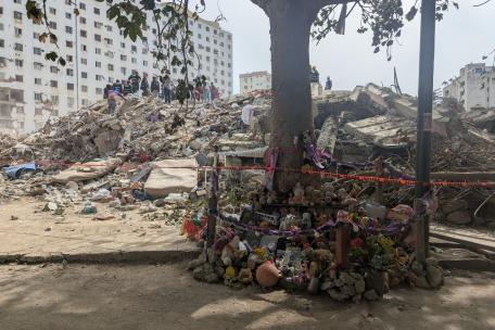 Devastación un mes después de los terremotos en Venezuela