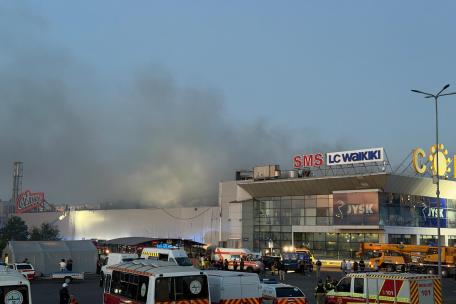 Ataque contra un centro comercial en Kryvyi Rih.