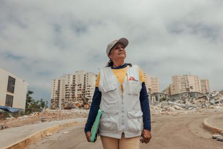Virginia, trabajadora comunitaria de MSF. La Guaira, Venezuela.