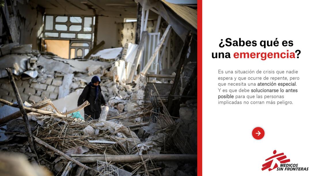 Kits de emergencia - Médicos Sin Fronteras