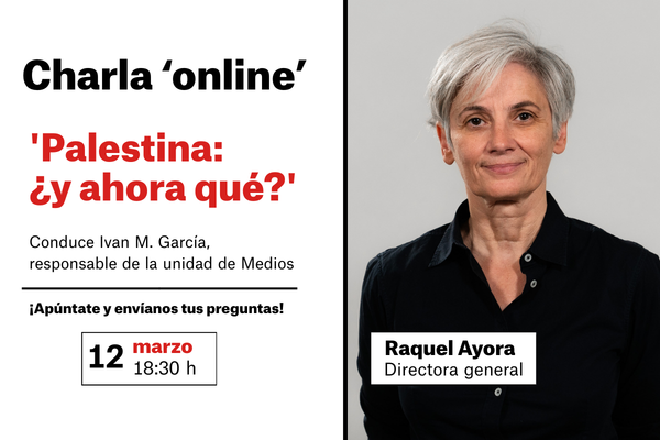 Charla 'Palestina, ¿y ahora qué?'
