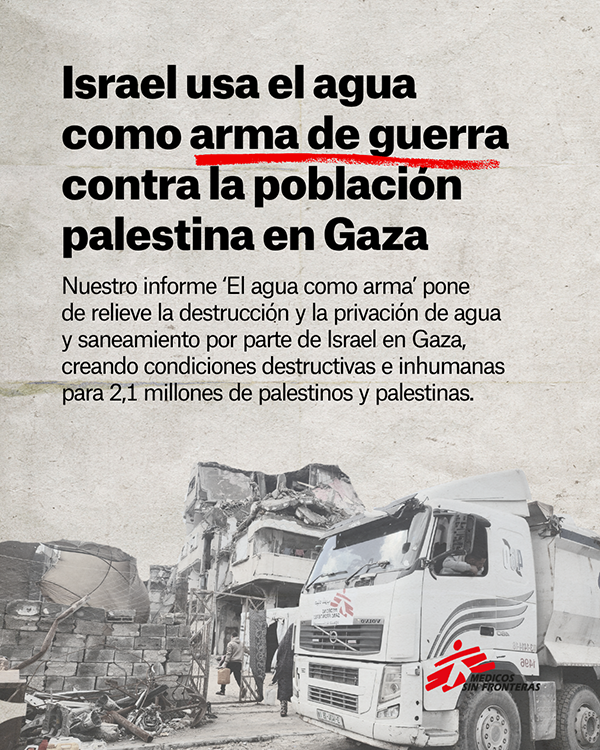 Israel usa el agua como arma de guerra 01