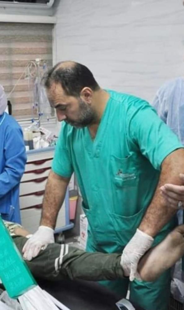 Dr Mohammed Obeid, cirujano de MSF
