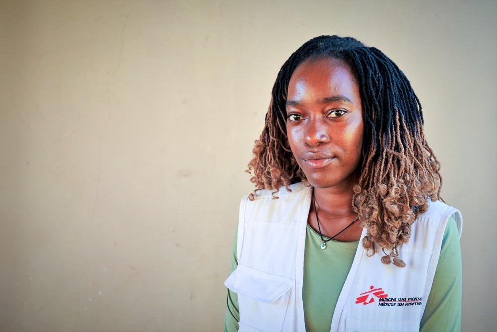 Esperança (esperanza), psicóloga de MSF en Macomia, Mozambique.
