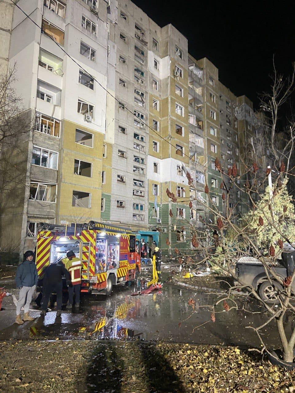 Bombardeos rusos en la ciudad de Sumy, Ucrania