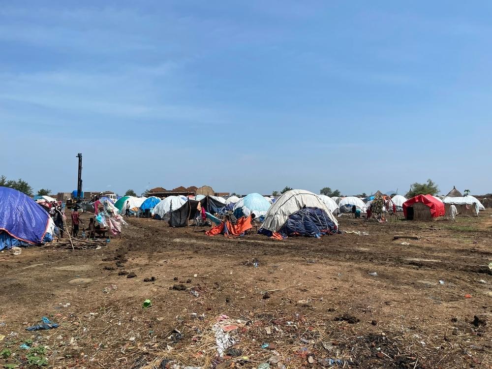 Campamentos de Al Safa en Abu Jubayhah, en Kordofán del Sur, donde las familias desplazadas viven en refugios provisionales.