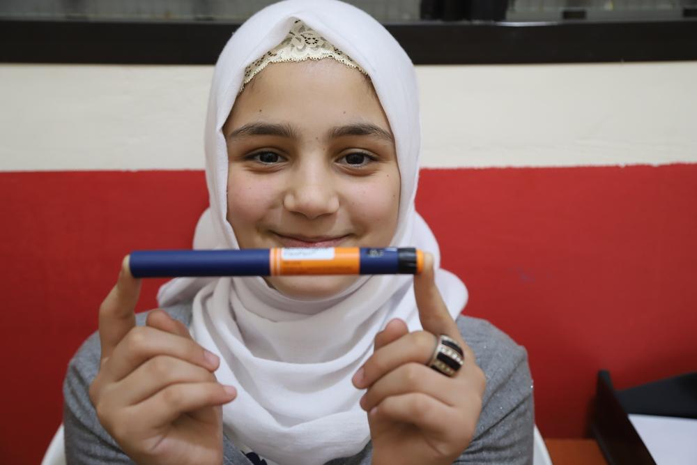 Sidra tiene 12 años, y tiene diabetes tipo I.