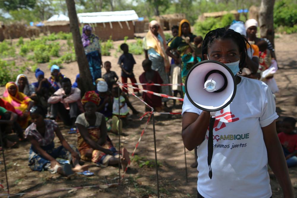 Mi nombre es Inmaculada. Tengo 48 años y soy de Muidumbe. Trabajo como promotora de salud con MSF desde el pasado junio. 