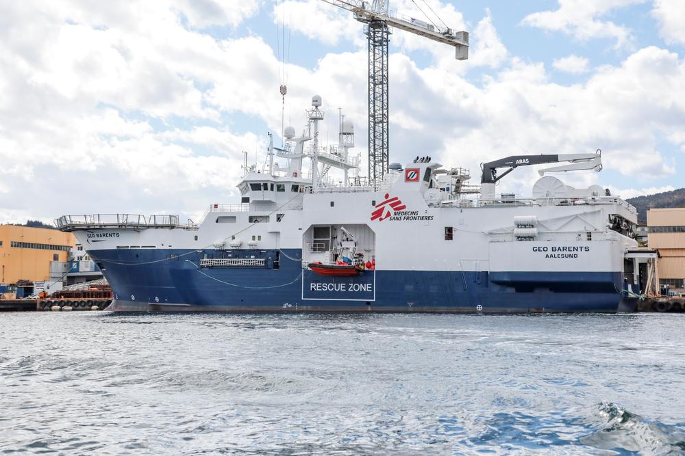 El Geo Barents, de MSF, listo para zarpar El Geo Barents, de MSF, listo para zarpar