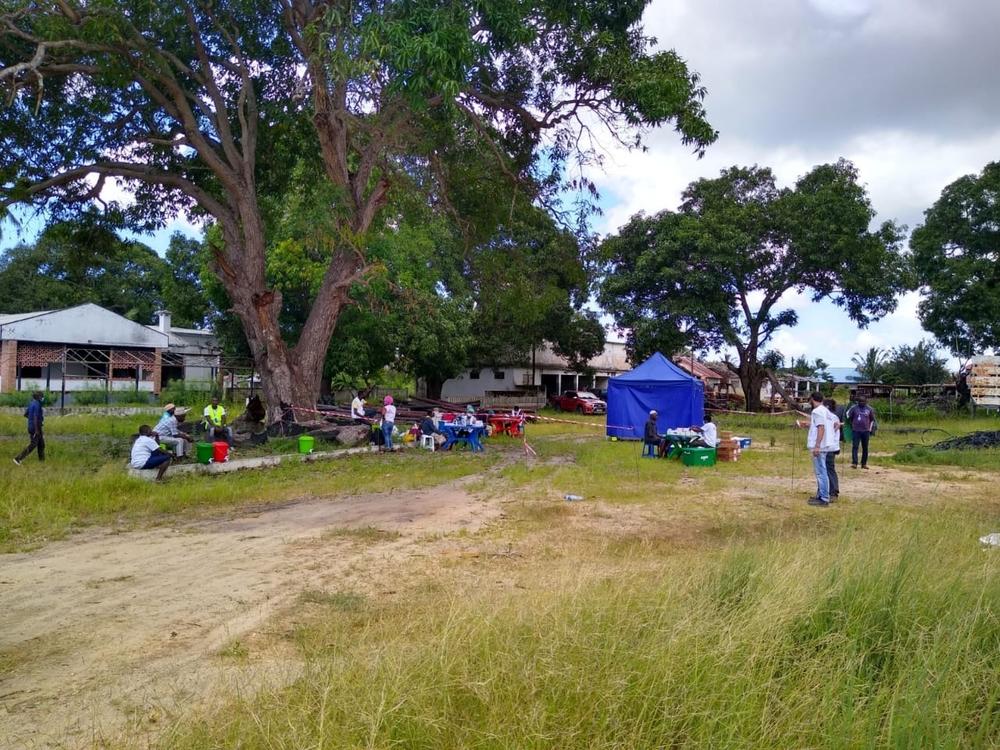 El 2 de abril enviamos un pequeño equipo a Mocímboa de Praia, una localidad costera en la provincia mozambiqueña de Cabo Delgado.