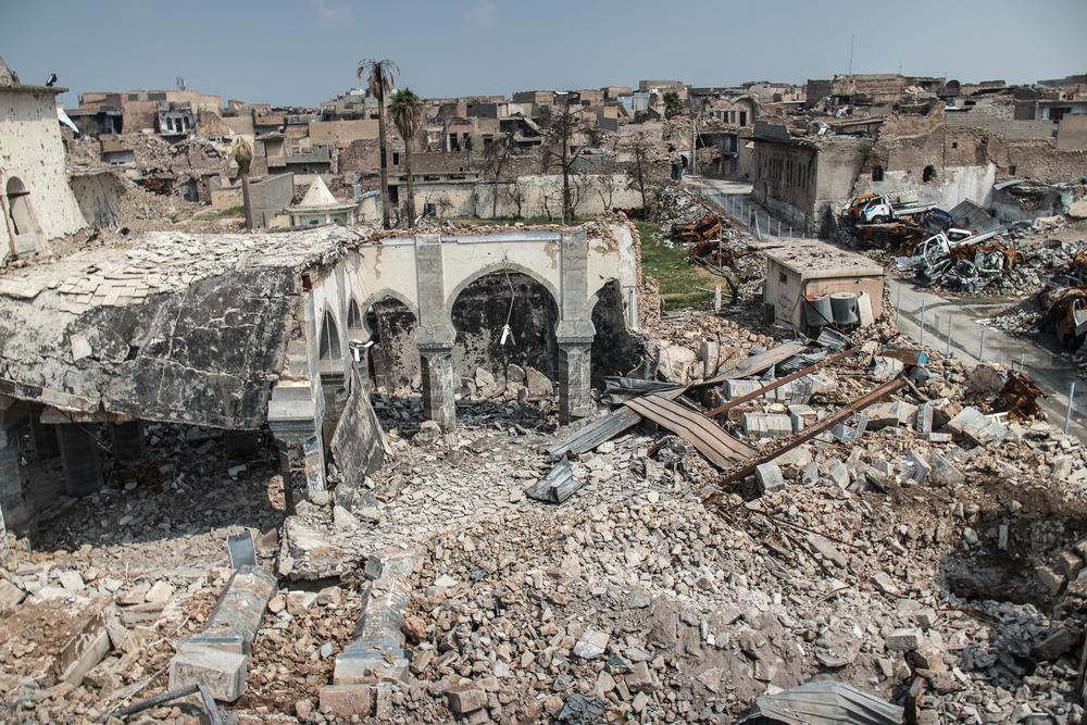 Casco antiguo de la ciudad de Mosul. Irak.