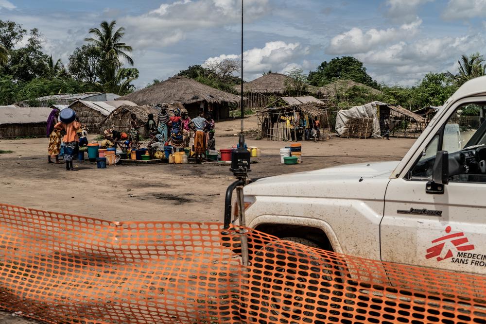 Cabo Delgado: campo de desplazados de Nangua