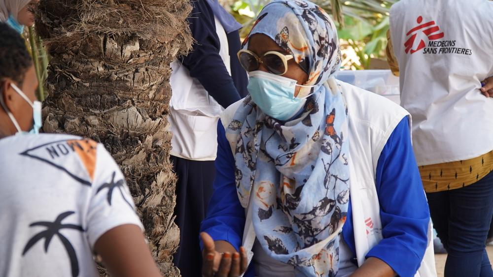 Bahja, asesora de salud mental de MSF en Trípoli, Libia