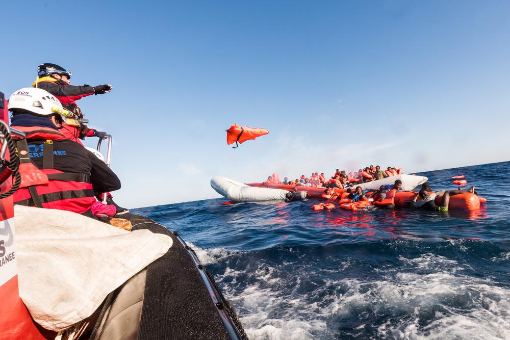 Mediterráneo: rescate del Aquarius en enero de 2018