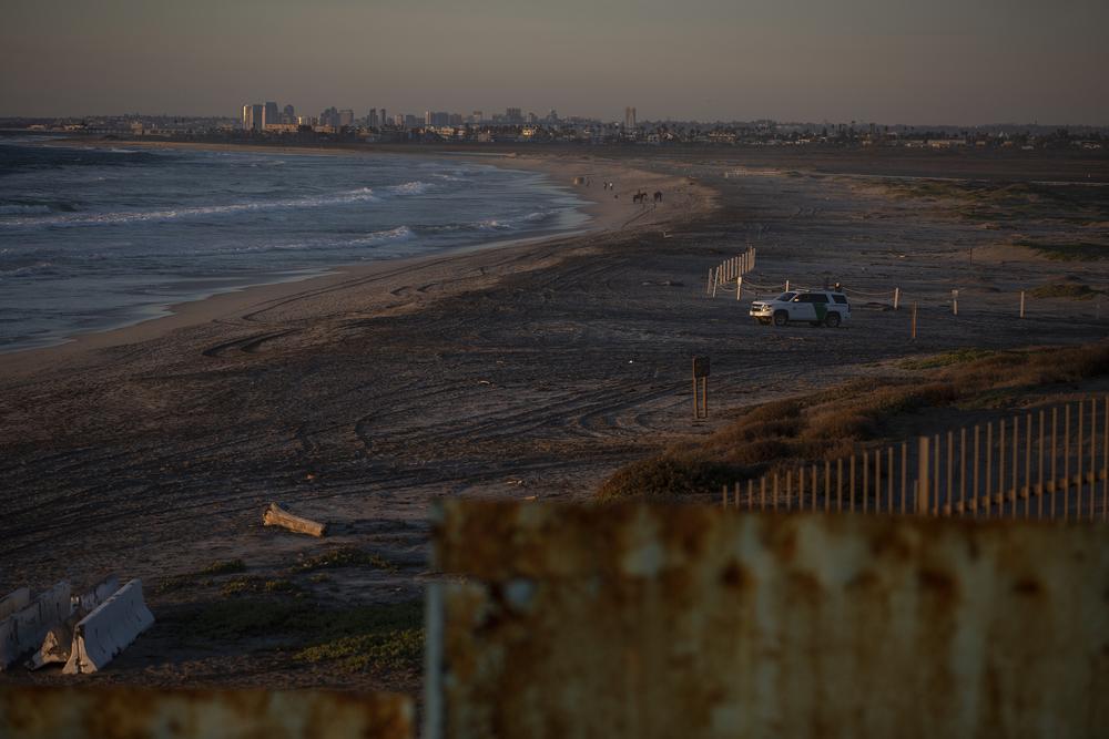 frontera entre México y Estados Unidos en Tijuana