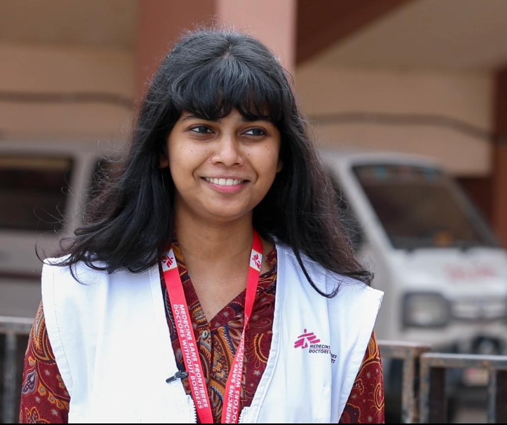 Dra. Pooja Iyer, responsable de salud mental y promoción de la salud de MSF en Patna, India. Dra. Pooja Iyer, responsable de salud mental y promoción de la salud de MSF en Patna, India.