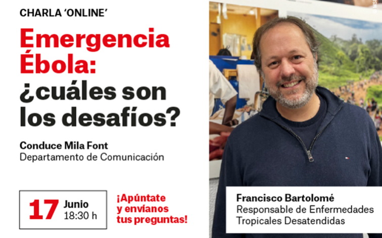 Charla Emergencia Ébola. Apúntate y participa el 17 de junio