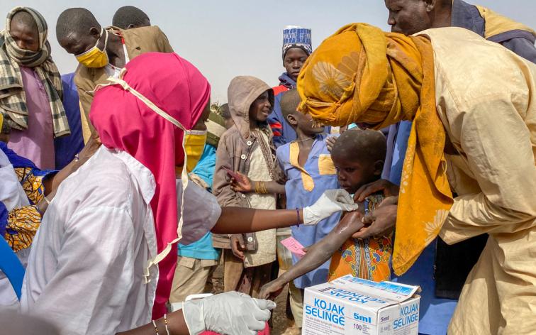 Measles and Meningintis vaccination in Zinder, Niger
