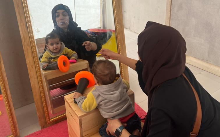 Pediatric rehabilitation activities in Haydan, Yemen