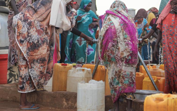 Watsan activities in Adré